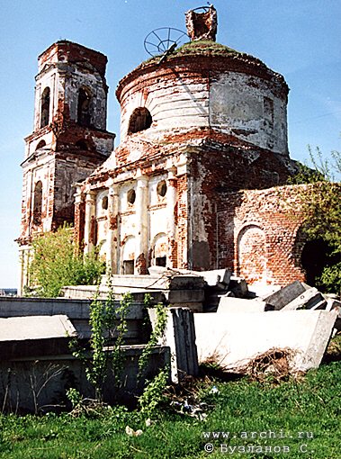 Borovsk district. Ryabushinskaya suburb. Church of Demetrius of Thessalonica. XIX 