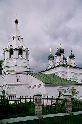 Kostroma. Transfiguration Church behind Volga. XVII