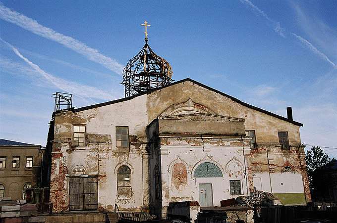 Zadonsk. The Virgin Monastery. Church of the Virgin (wintry). XIX