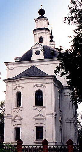 Dmitrov district. Dmitrov. Church of Trinity-Tikhvin Icon of the Virgin. XIX cent.