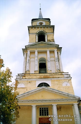 Perm district. Perm. Transfiguration Church. Bell-tower. XIX L.Ruska
