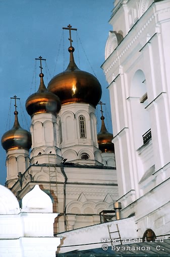 Perm district. Perm. Trinity Monastery. Trinity Church. Fragment. XIX