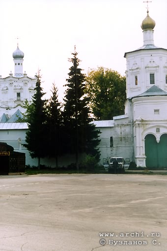 Ryazansky district. Solotcha. Intercession Monastery. Church of John the Precursor. Fragment. XVII Ya.Bukhvostov