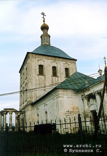 Kasimovsky district. Gusevsky country church-yard. Church of Nicolas. XVIII