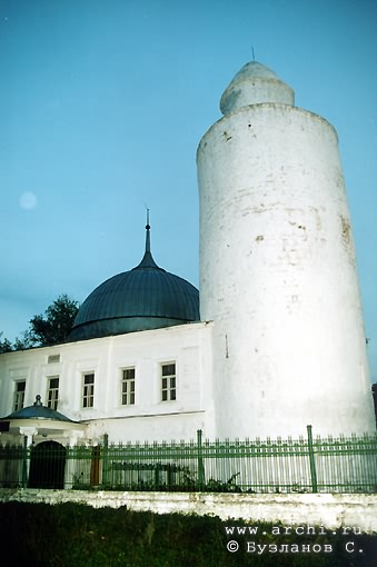 Kasimovsky district. Kasimov. Mosque and minaret. XVIII and  XV