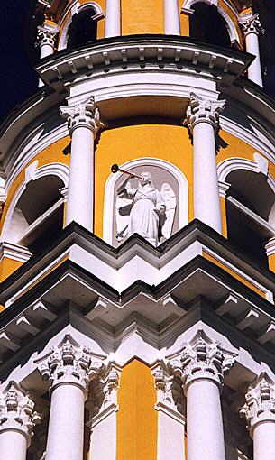 Ryazan. Belfry of Assumption Church. Fragment. XIX cent.