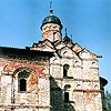 Lodeynopolsky district. Staraya Sloboda. Trinity ensemble. Intercession Church. XVII
