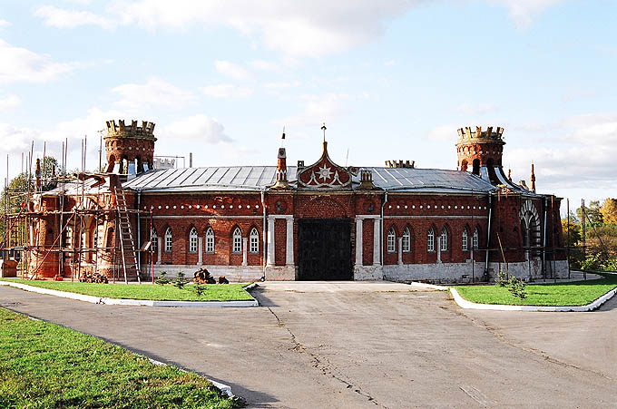 Krasnoye. Krasnoye Estate. Farmyard. XIX