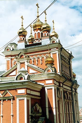 Samara district. Samara. Monastery of Iverskaya Icon of the Virgin. Church of the Jerusalem Virgin. �� T.Khilinsky