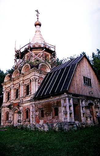 Sudogodsk district. Muromtsevo. Estate of Khrapovitsky. Church of Tsarina Alexandra. �IX